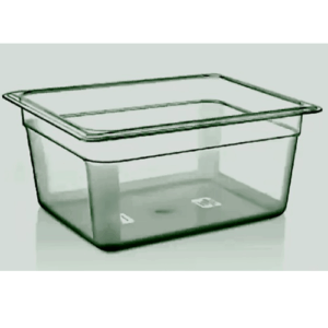 بن ماری پلی کربنات 1/2 عمق 15 سانتمتر شفاف بادرب