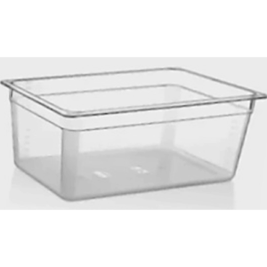 بن ماری پلی کربنات 1/3 عمق 15 سانتمتر شفاف بادرب